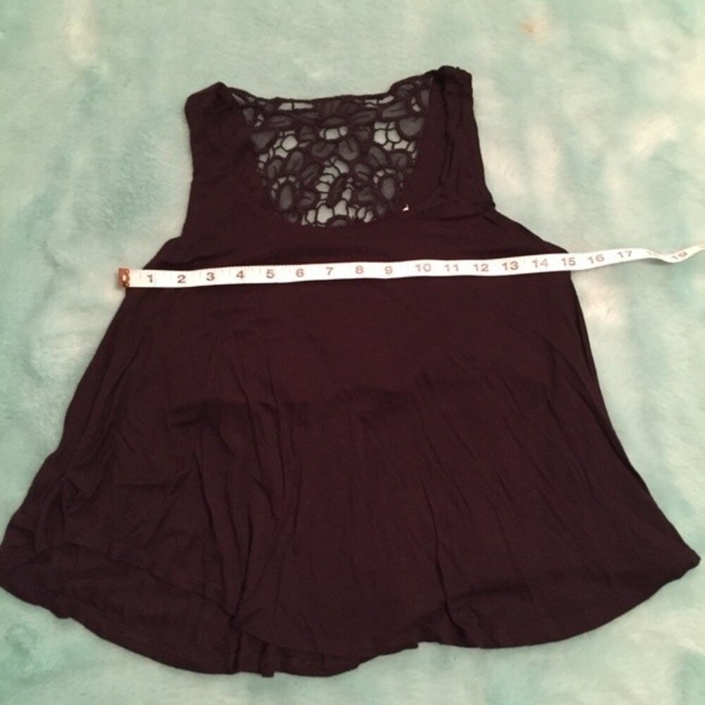 Monteau Extra small black tank top fit and flare style